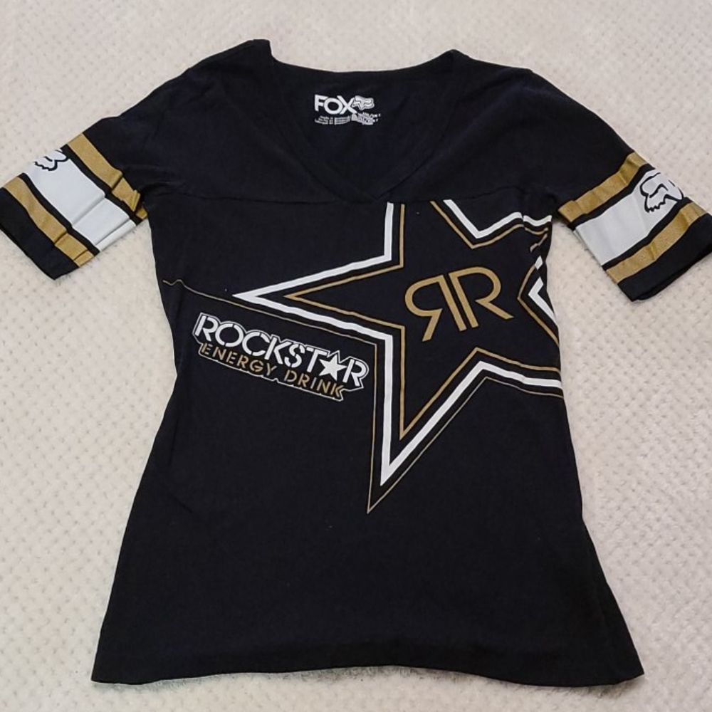 Fox vneck shirt